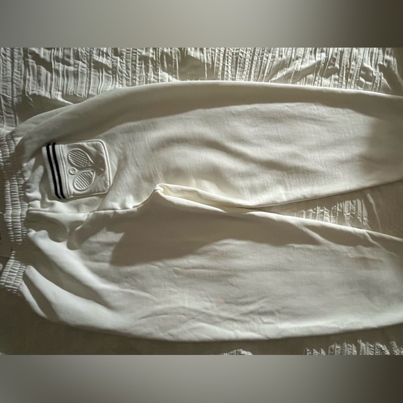 Frame Denim: “The Tennis sweatpants” White, Size: XS/TP Fall ‘25 Racket logo - Picture 8 of 8